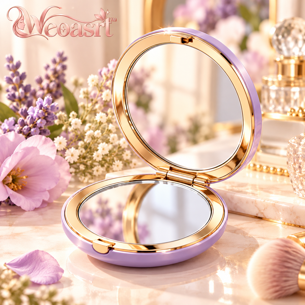 Weoasrt™ Elegant Folding Compact Makeup Mirror