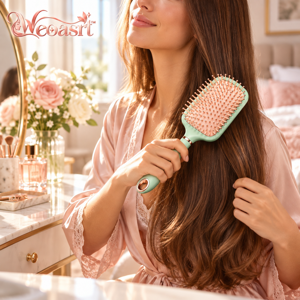 Weoasrt™ Pastel Detangling Paddle Hair Brush