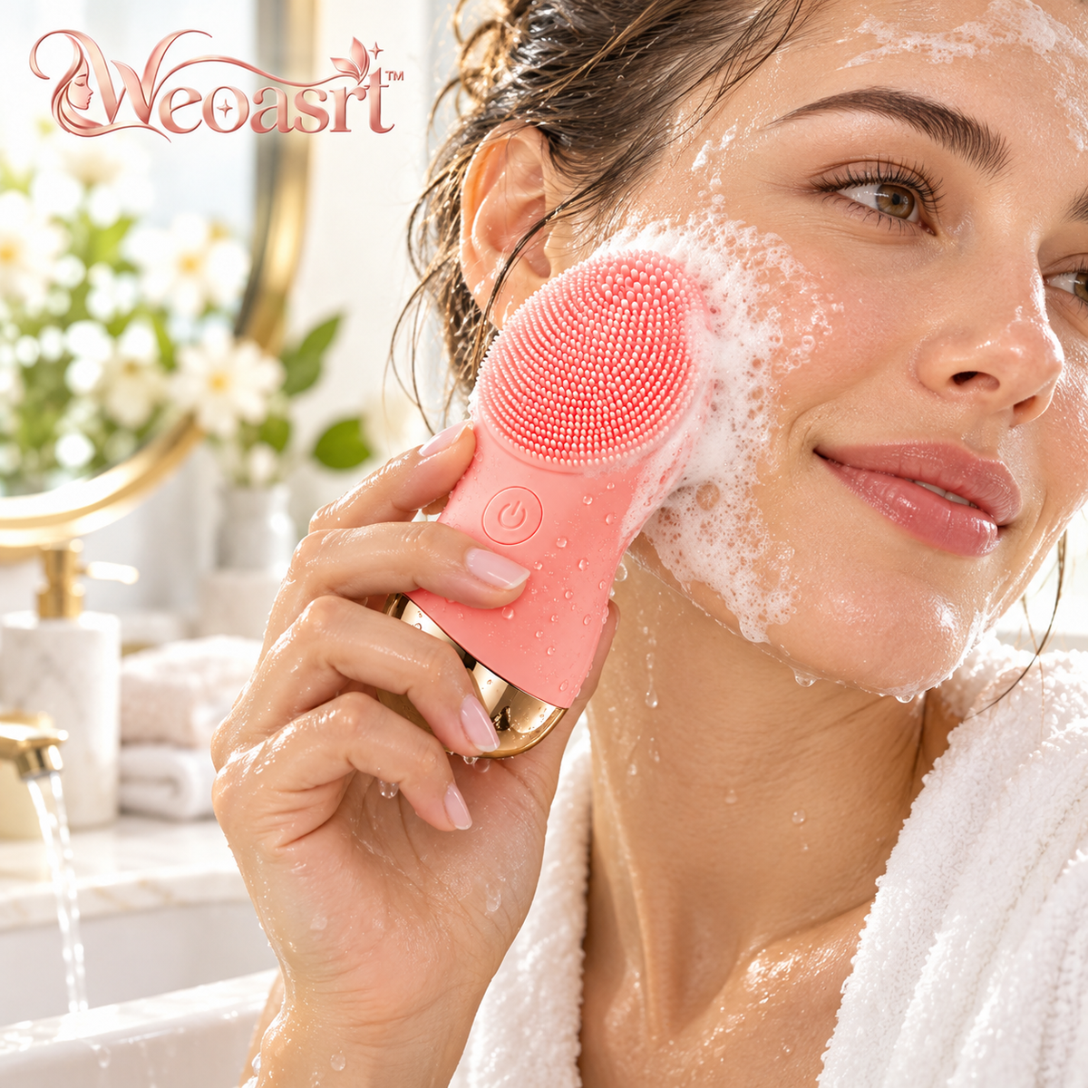 Weoasrt™ Electric Silicone Facial Cleansing Brush