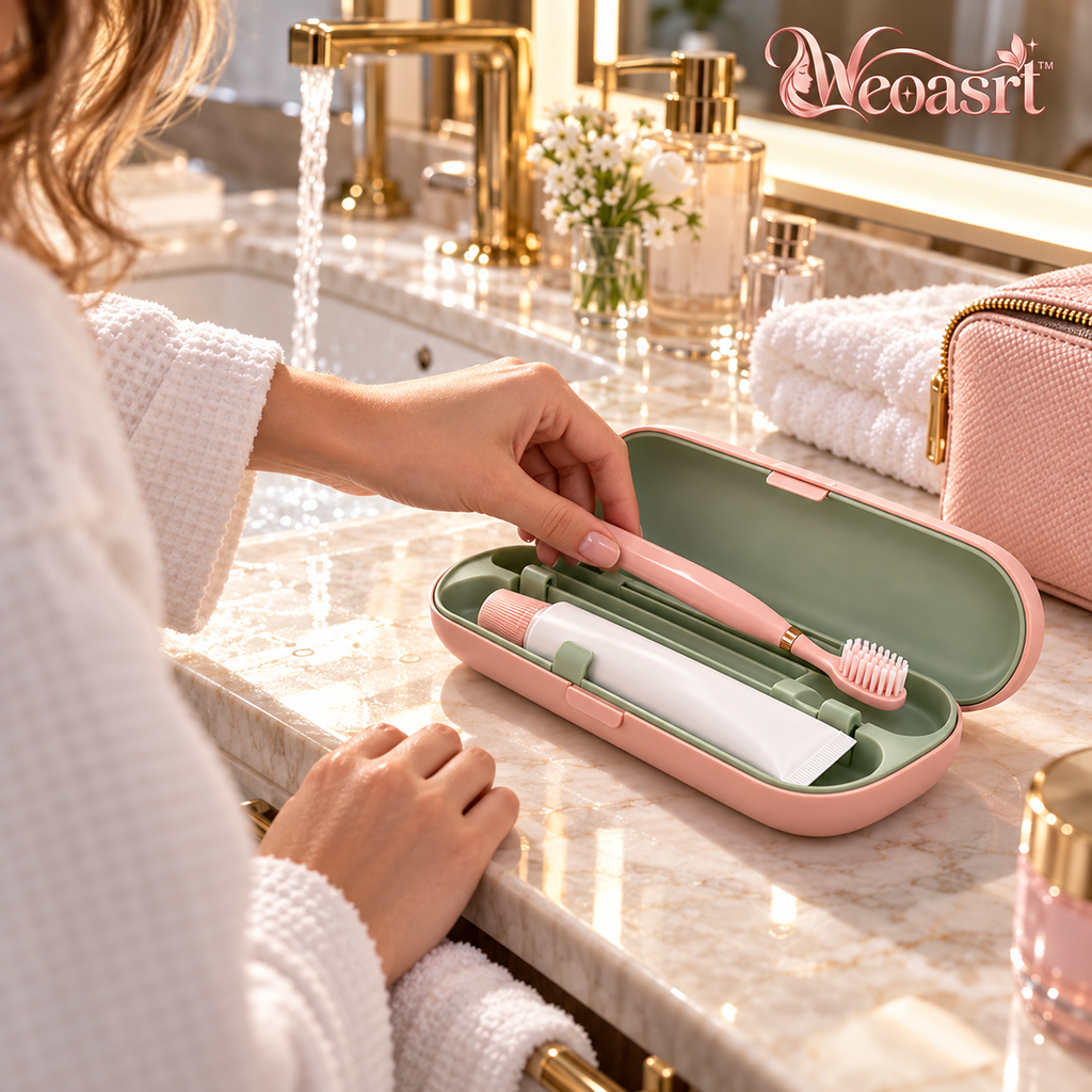Weoasrt™ Portable Toothbrush Travel Case