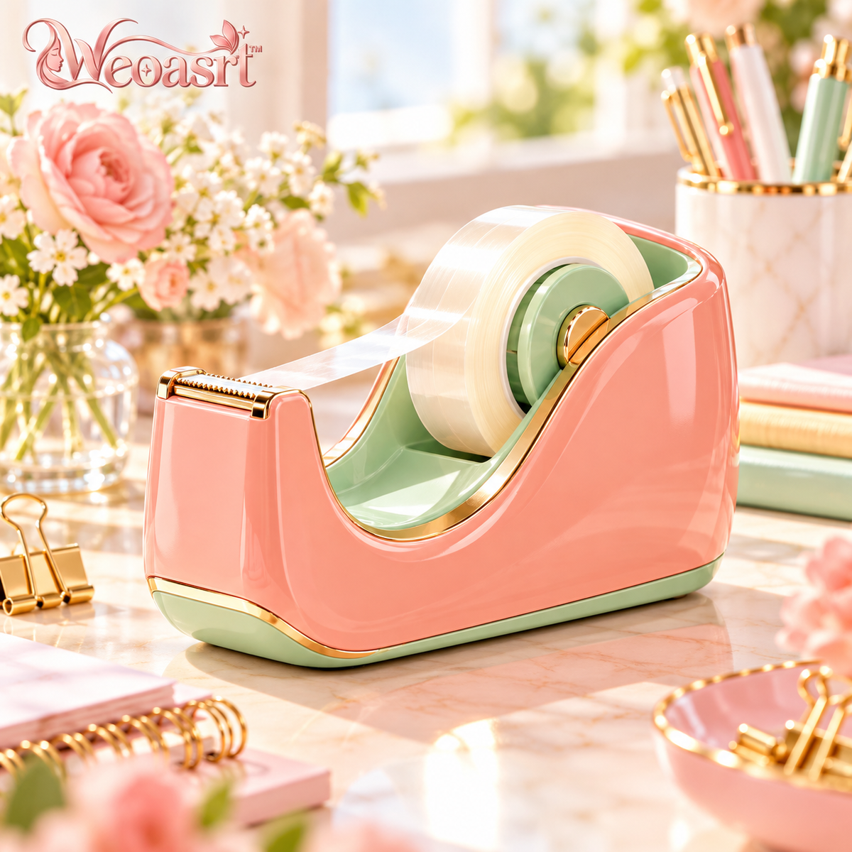 Weoasrt™ Pastel Desktop Tape Dispenser