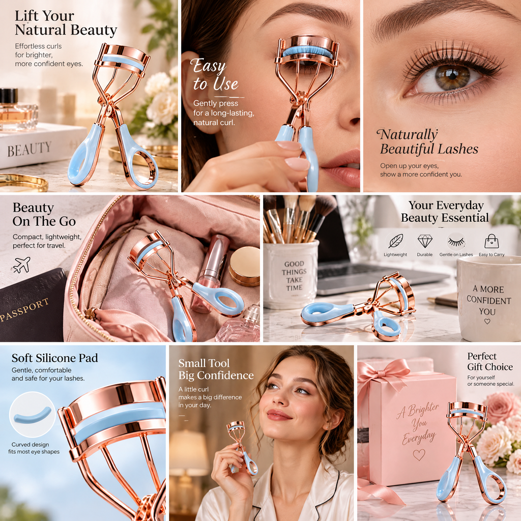 Weoasrt™ Rose Gold Precision Eyelash Curler